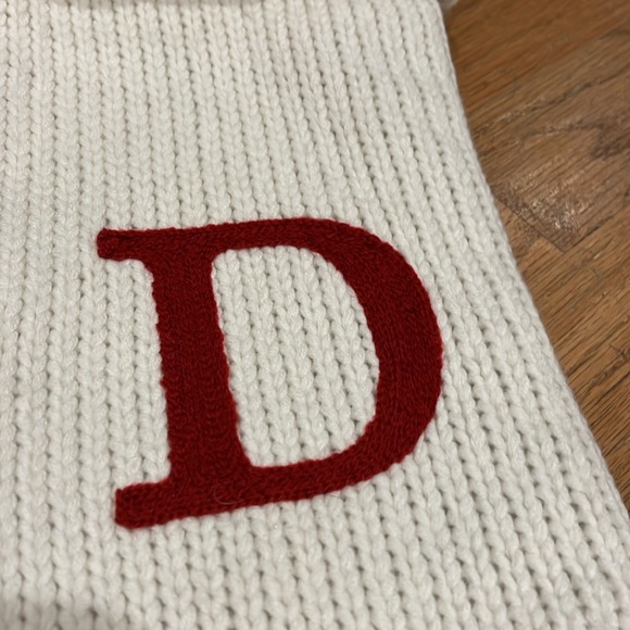 Target wonder shop Christmas stocking letter D - Picture 3 of 5
